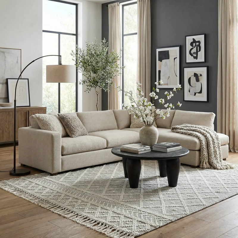Cromford Cotton&Wool Boutique Rug - Clearance by Boutique Rugs