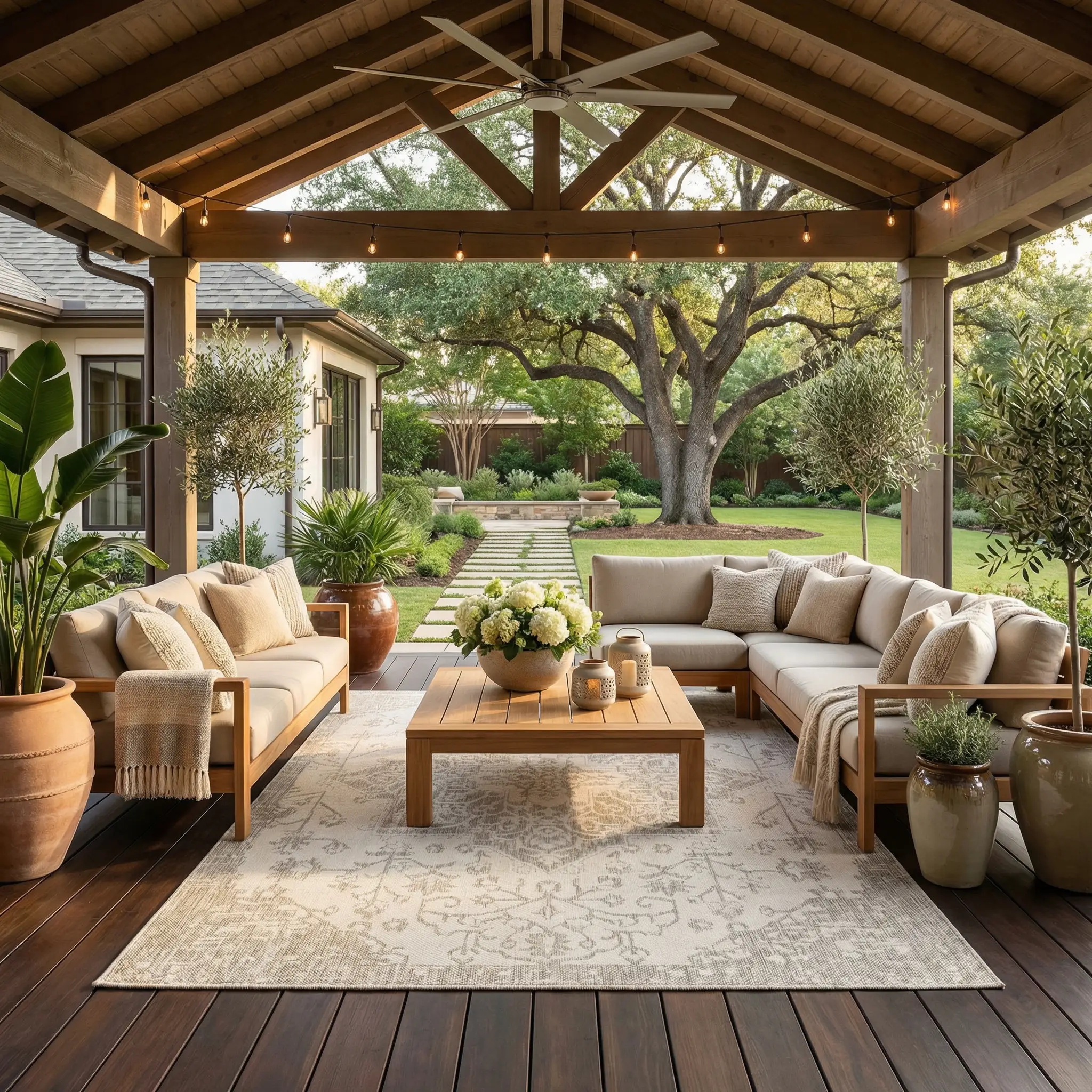 Beige Kilmacolm Outdoor Rug by Boutique Rugs