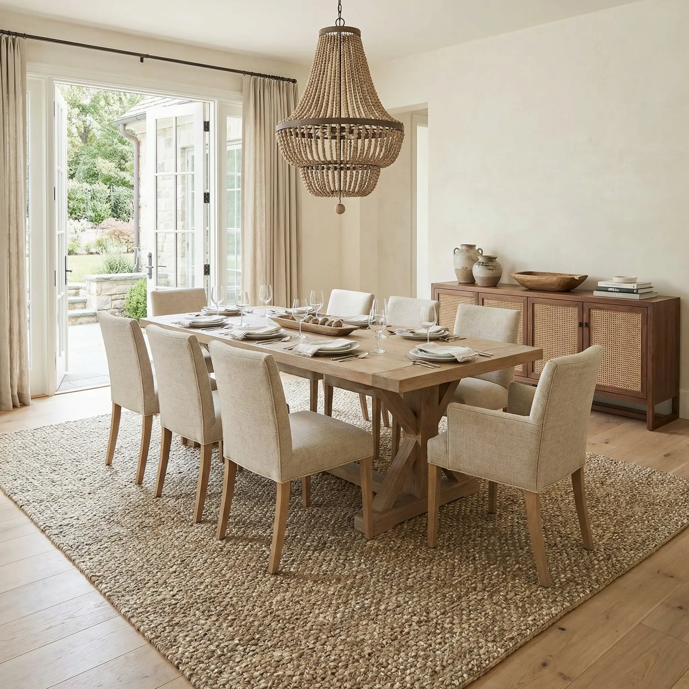 Caspar Hand Woven Natural Jute Rug by Boutique Rugs