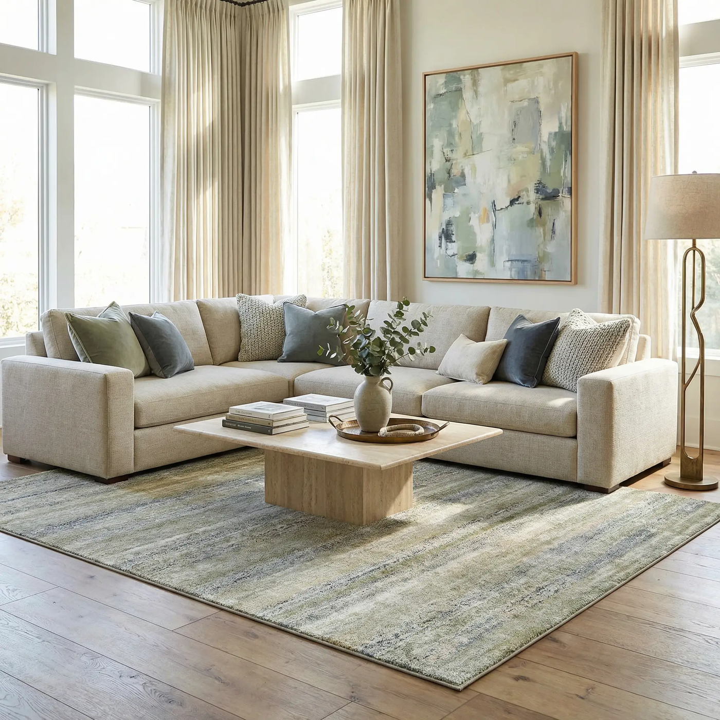 Taran Thick Luxe Rug by Boutique Rugs