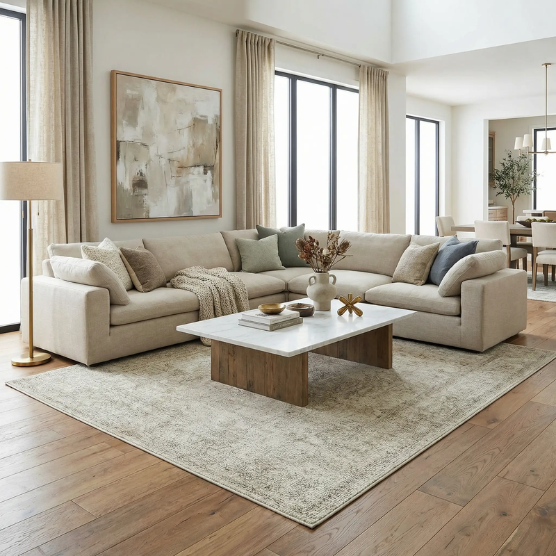 Margot Machine Woven Becki Owens x LIVABLISS BOSC-2302 Area Rug by Boutique Rugs