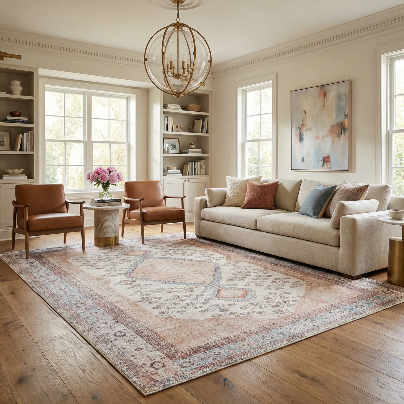 Moora Washable Area Rug by Boutique Rugs
