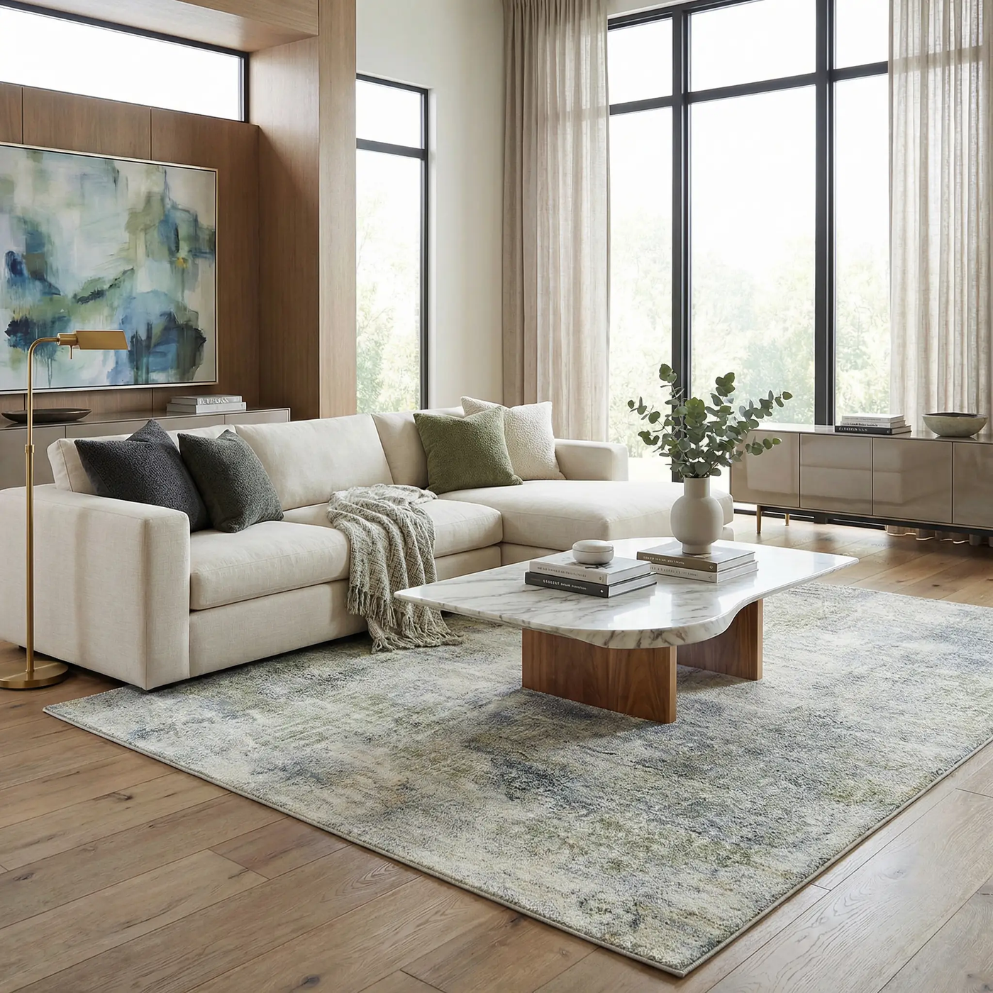 Zetna Thick Luxe Rug by Boutique Rugs