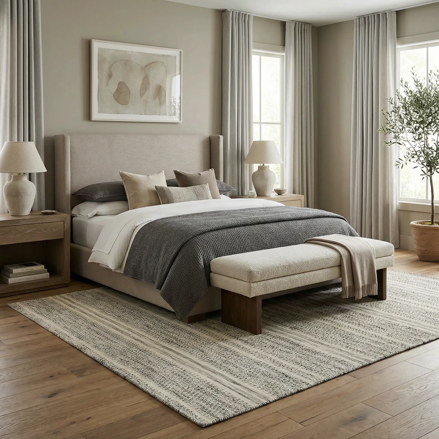Arabi Wool Area Rug by Boutique Rugs