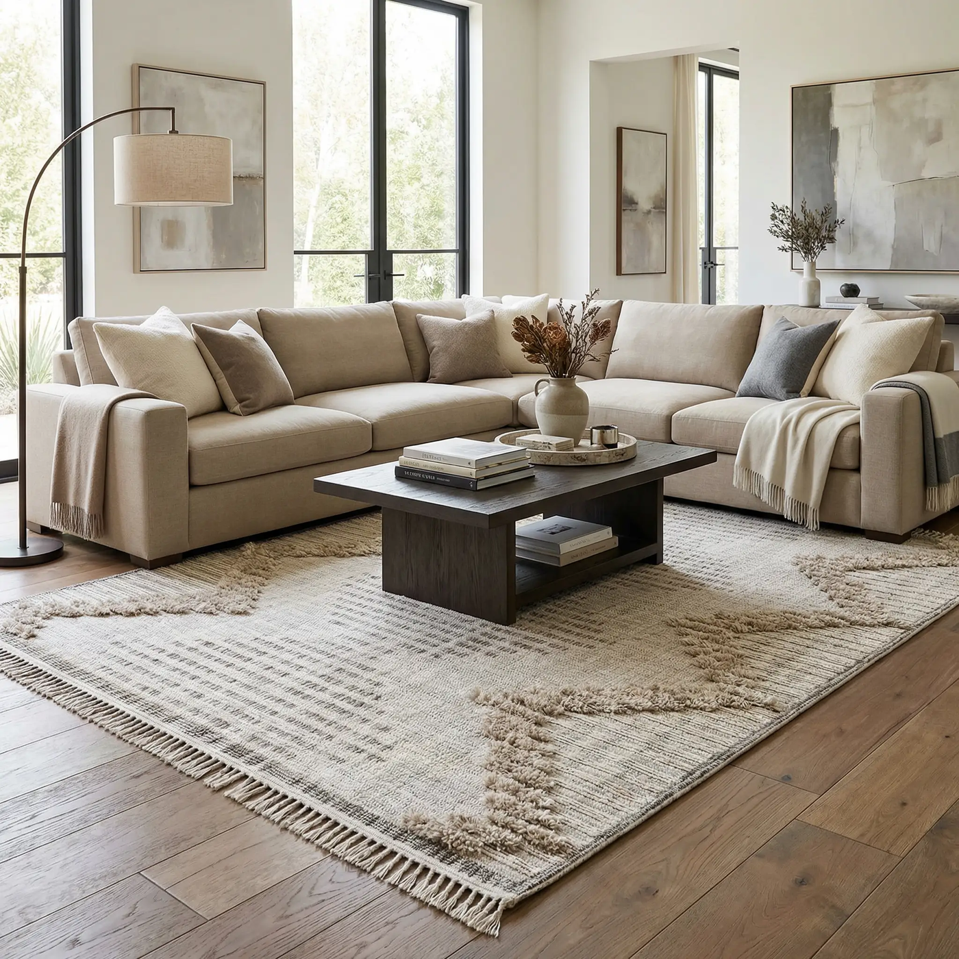 Maulawin High-Low Rustic Rug by Boutique Rugs