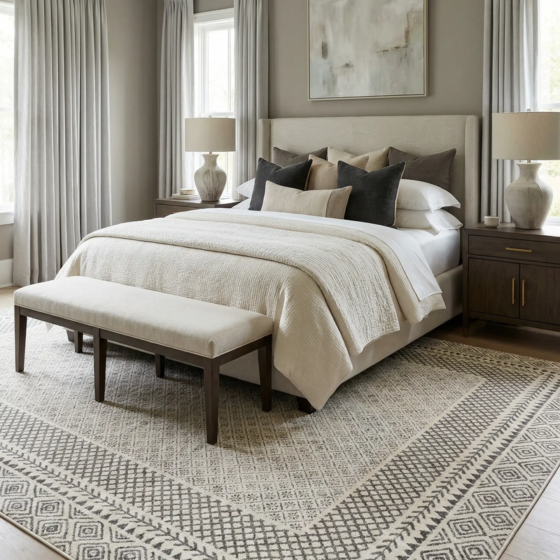 Burdette Soft Neutral Rug by Boutique Rugs