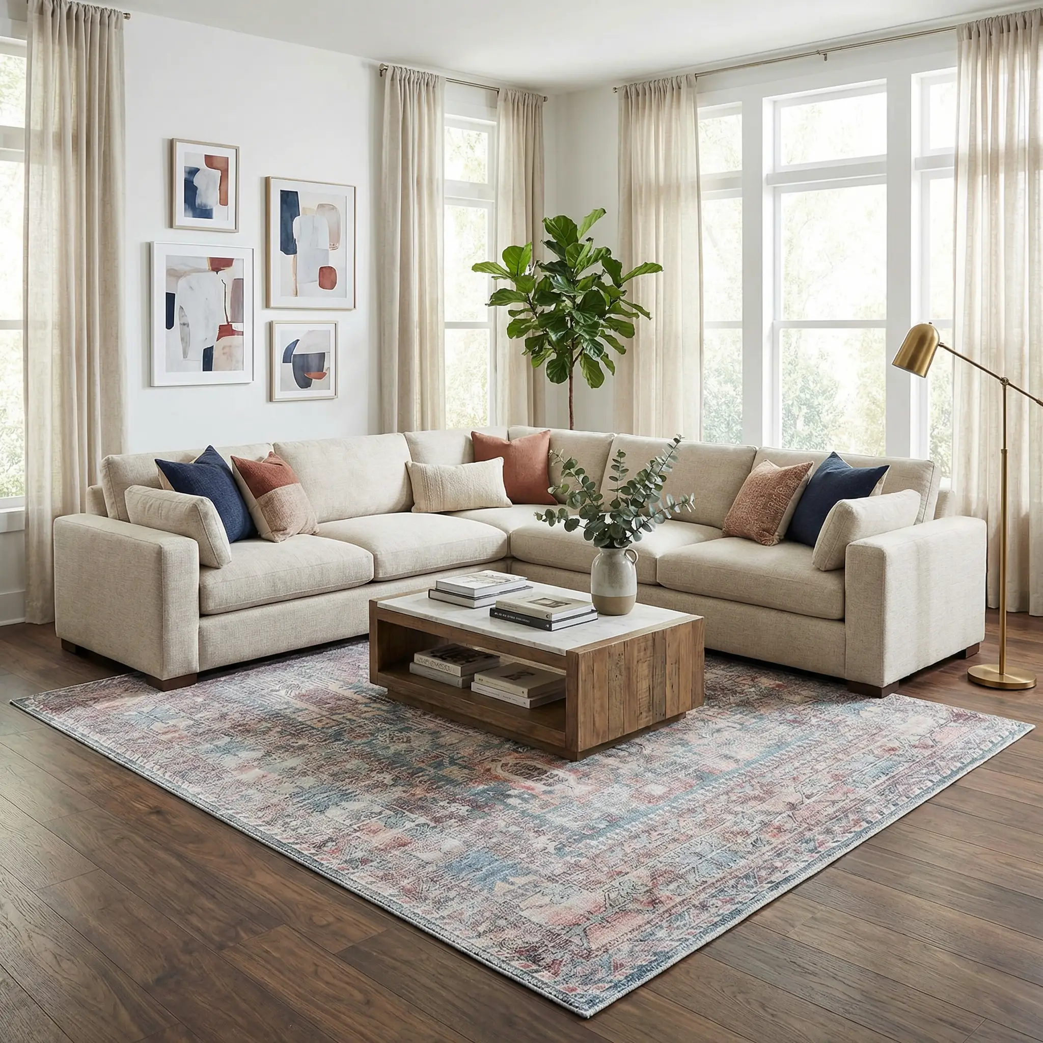 Holi-2300 Boutique Washable Rug by Boutique Rugs
