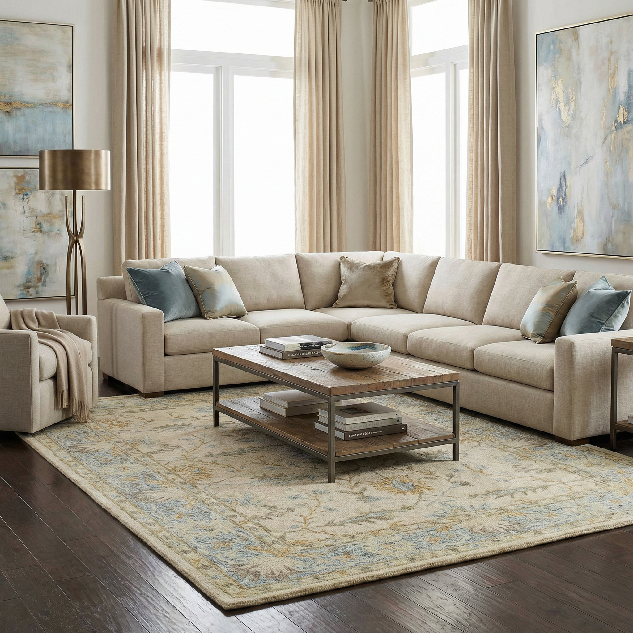 Albert Luxury Wool Rug by Boutique Rugs