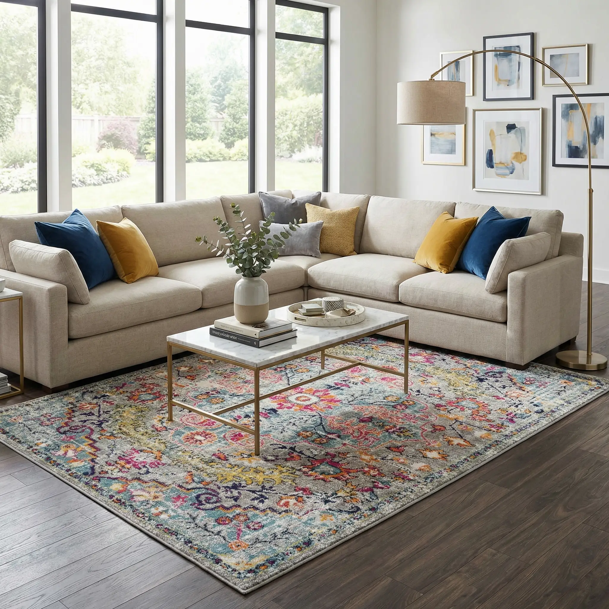Delanson Colorful Area Rug by Boutique Rugs