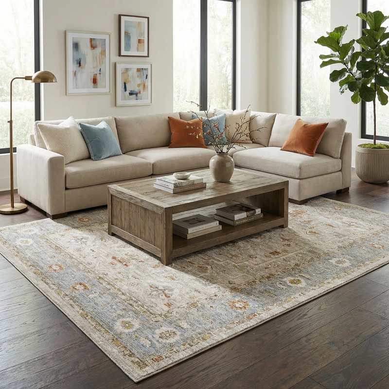 Phyllis Thick Luxe Statement Rug by Boutique Rugs
