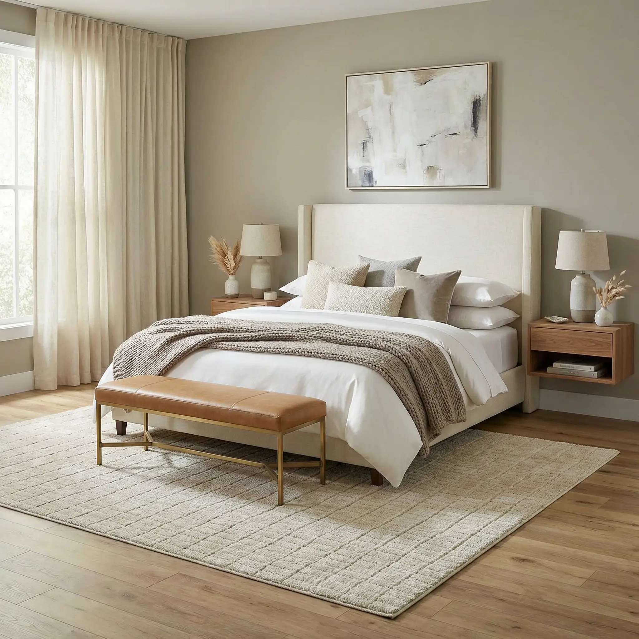 Cascade Dark Beige Area Rug by Boutique Rugs