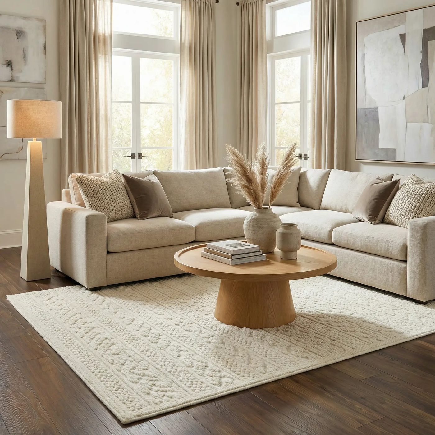 Fadey White 3D Washable Rug by Boutique Rugs