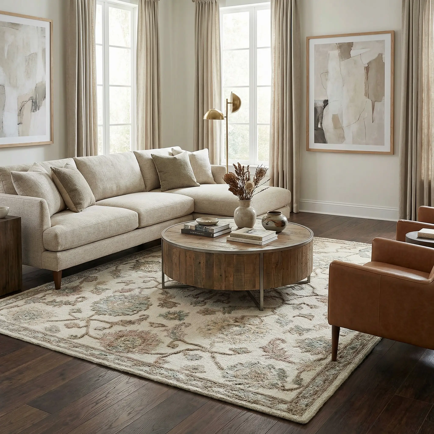 Callum Oushak Area Rug by Boutique Rugs