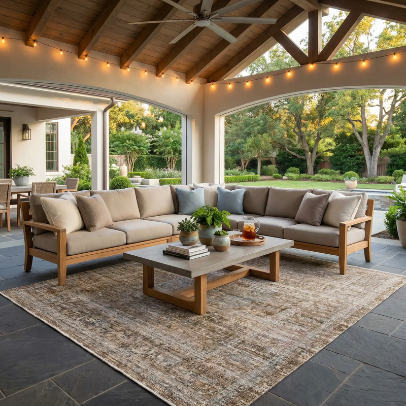 Aistys Washable Outdoor Area Rug - Clearance by Boutique Rugs