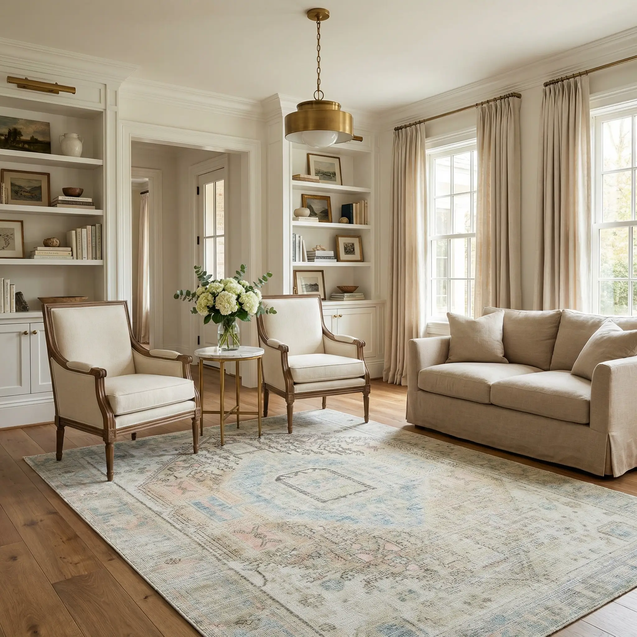 Baloy Vintage Washable Rug by Boutique Rugs