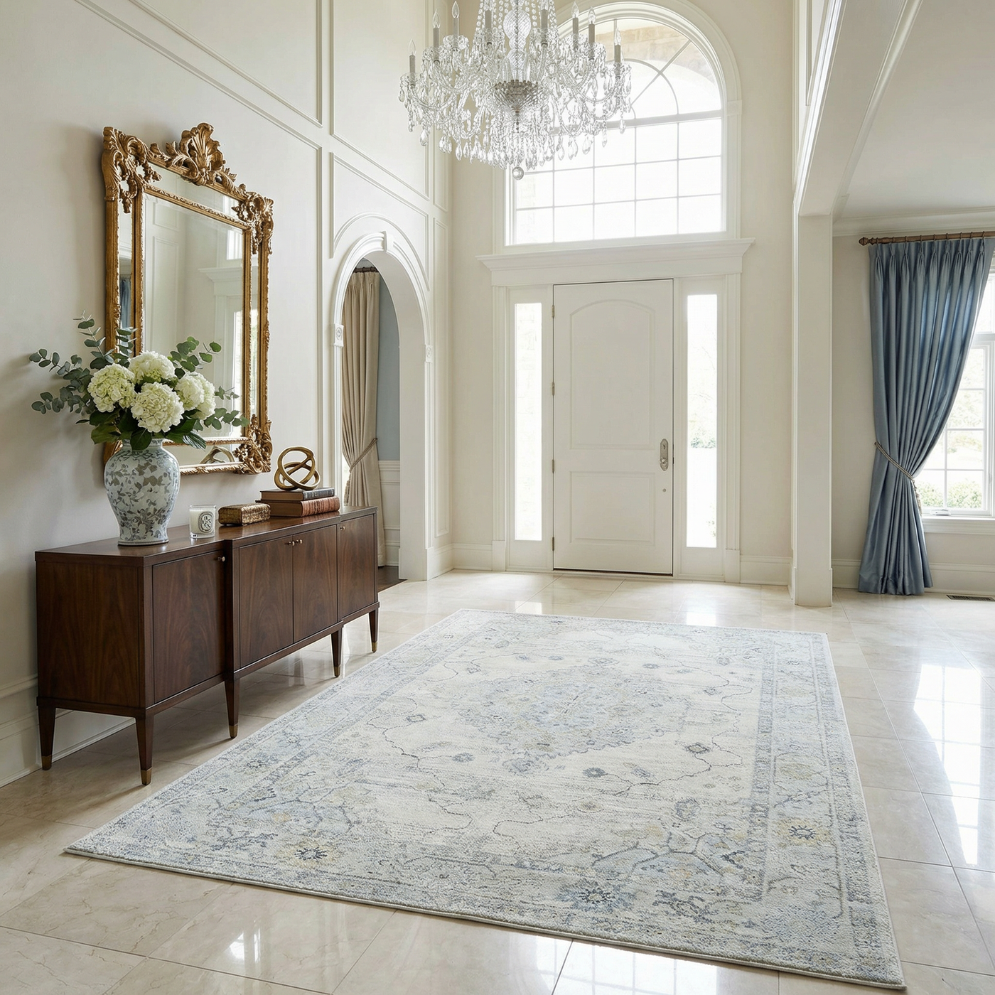 Tyche Beige Thick Luxe Area Rug by Boutique Rugs