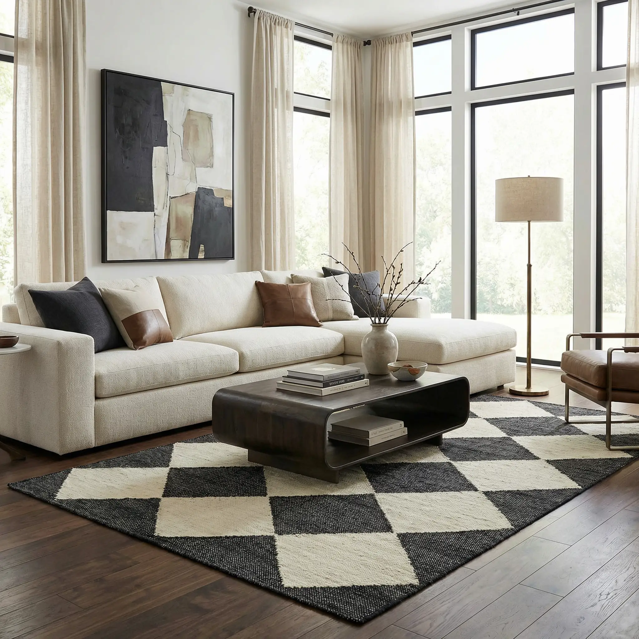 Andrin Black Area Rug by Boutique Rugs
