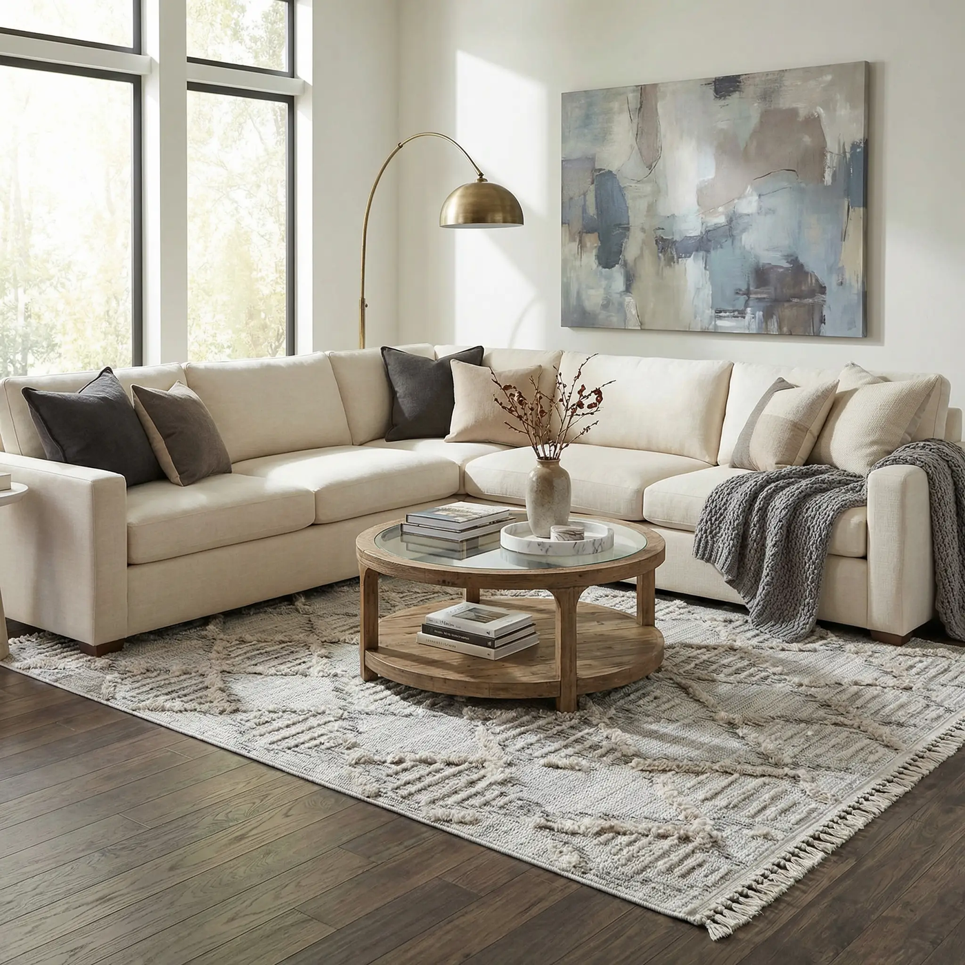 Bogtong High-Low Rustic Rug by Boutique Rugs