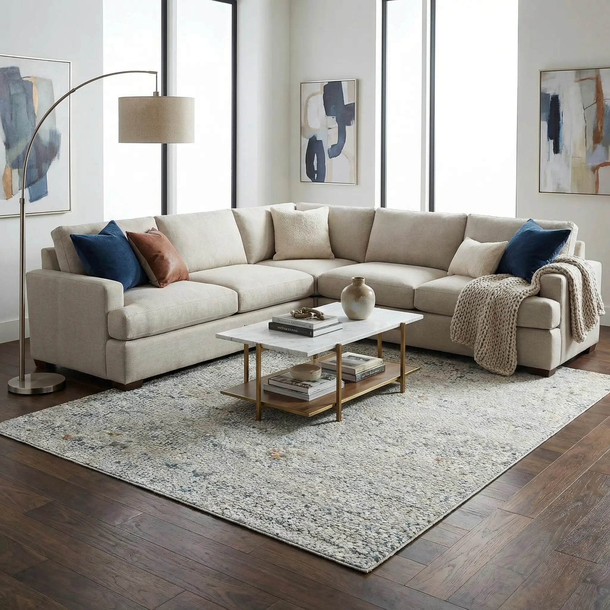Hamler Honeycomb Mosaic Rug by Boutique Rugs