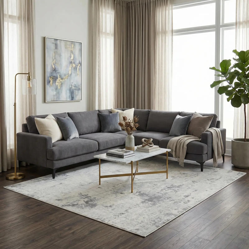 Tigrima Ivory 2319 Area Rug - Clearance by Boutique Rugs