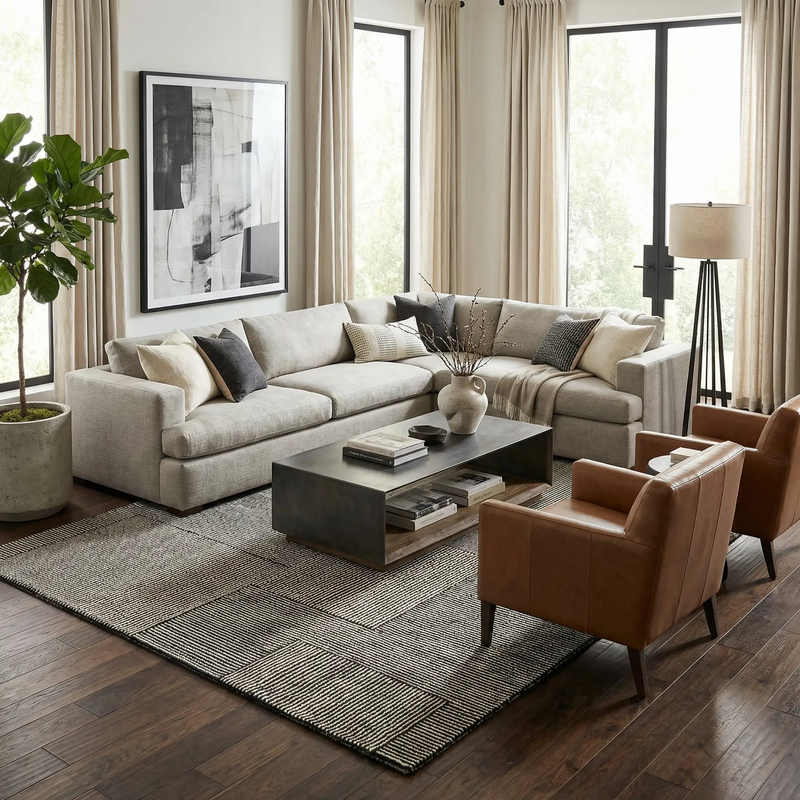 Stevington Wool Area Rug by Boutique Rugs