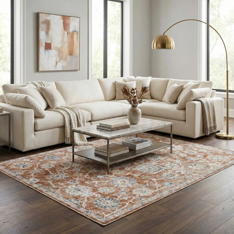 Chavi Washable Area Rug - Clearance by Boutique Rugs
