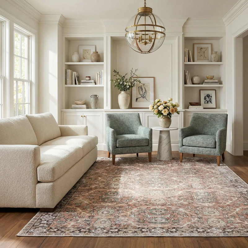 Bian Washable Area Rug - Clearance by Boutique Rugs