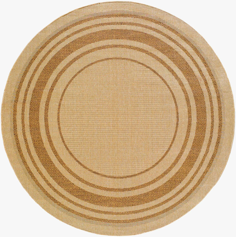 Isoko Bordered Faux Jute Outdoor Rug by Boutique Rugs