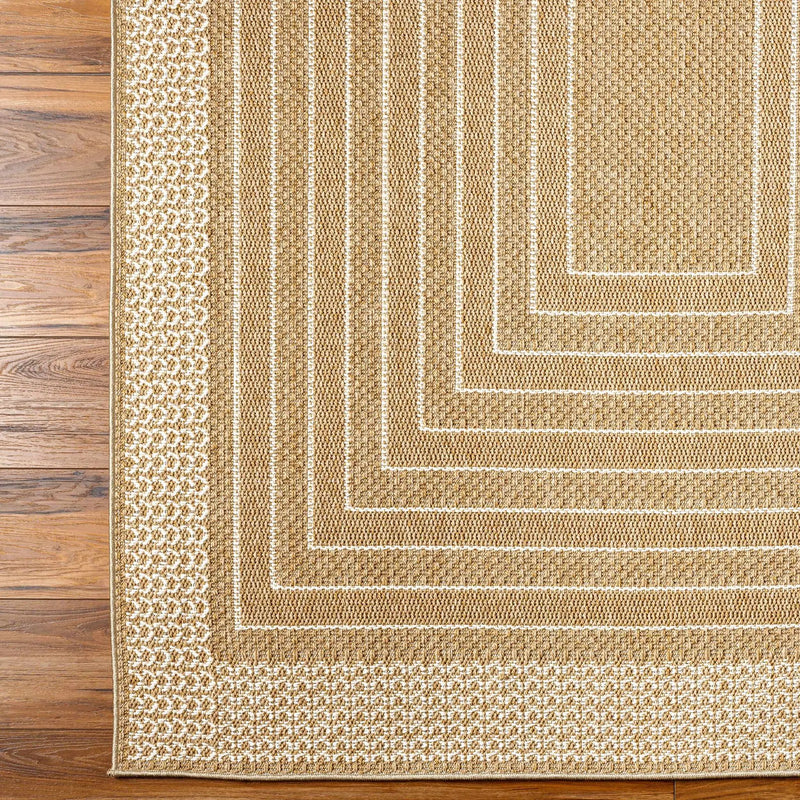 Mopsa Tan Outdoor Area Rug - Clearance by Boutique Rugs