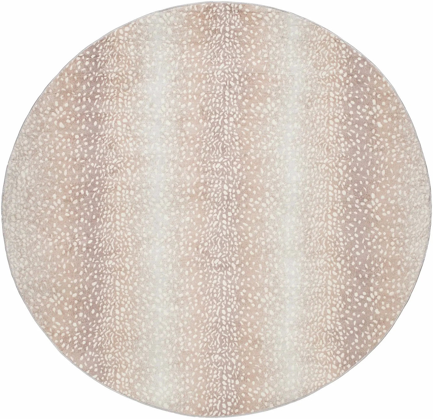 Pointblank Tan Leopard Print Rug by Boutique Rugs