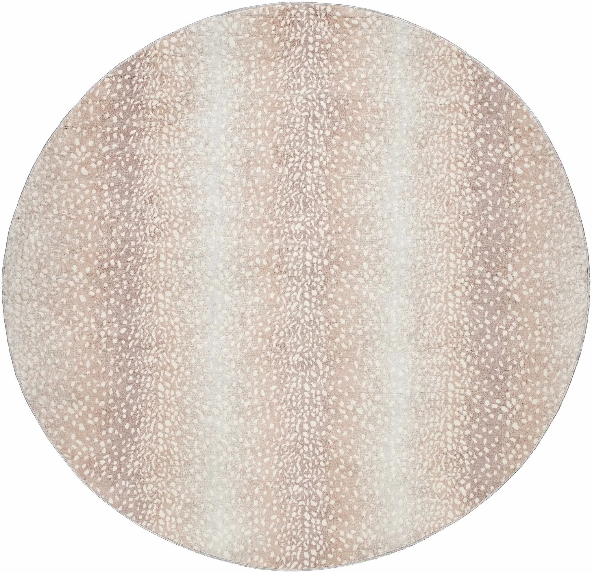 Pointblank Tan Leopard Print Rug by Boutique Rugs
