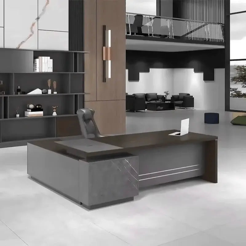 Anton · 8′ Executive L-Shaped Desk by Arc Grove