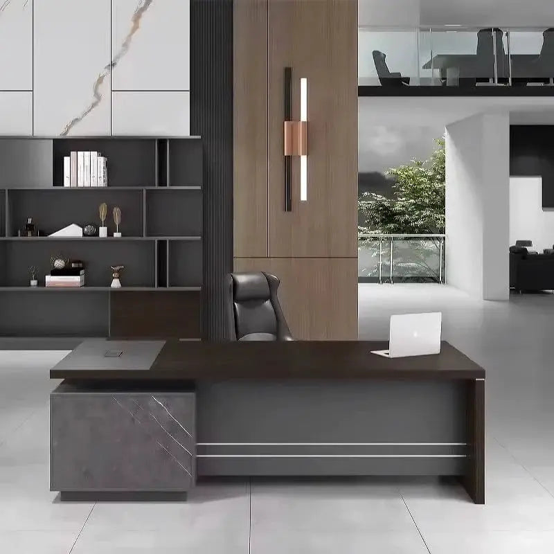 Anton · 8′ Executive L-Shaped Desk by Arc Grove