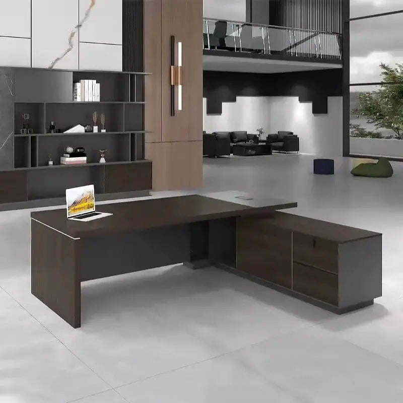 Anton · 8′ Executive L-Shaped Desk by Arc Grove