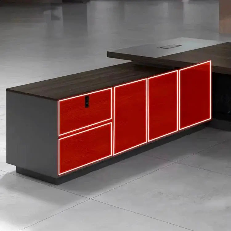 Anton · 8′ Executive L-Shaped Desk by Arc Grove