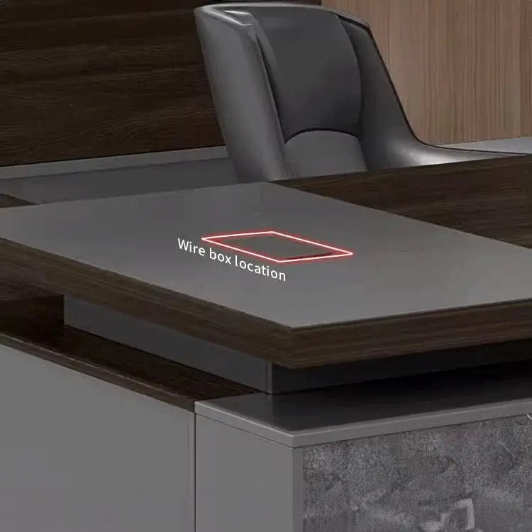 Anton · 8′ Executive L-Shaped Desk by Arc Grove