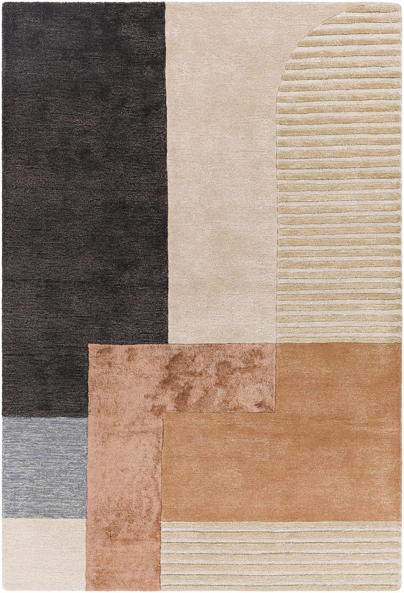 Pofadder Viscose&Wool Patchwork Rug by Boutique Rugs