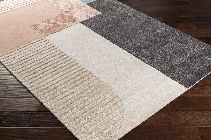 Pofadder Viscose&Wool Patchwork Rug by Boutique Rugs
