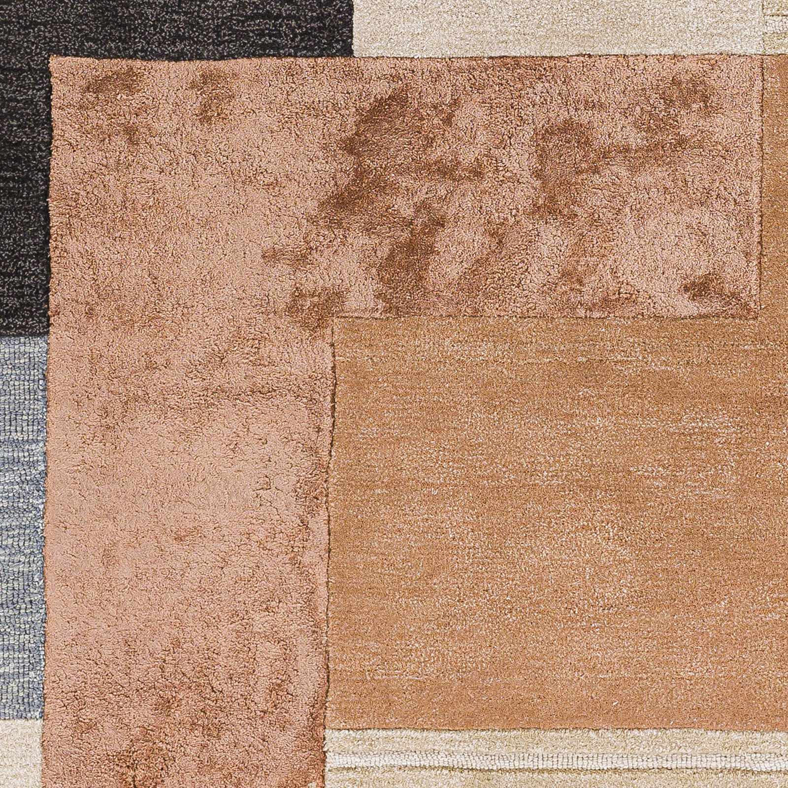 Pofadder Viscose&Wool Patchwork Rug by Boutique Rugs