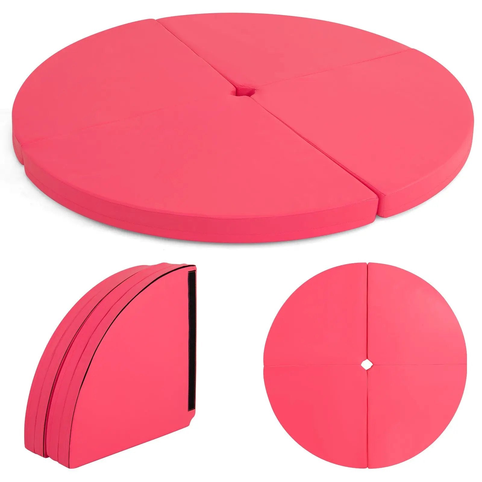 Pole Dance Crash Mat Round Portable Yoga Mat with EPE Foam by DirectDeals