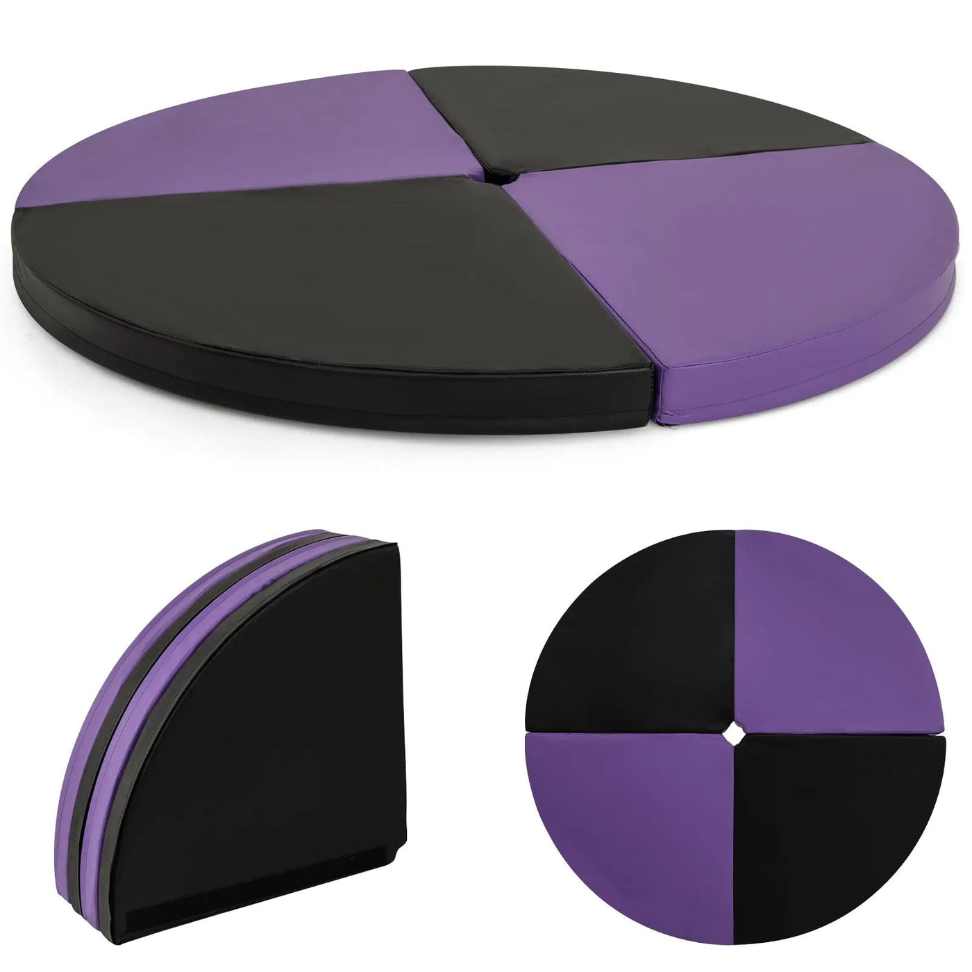 Pole Dance Crash Mat Round Portable Yoga Mat with EPE Foam by DirectDeals