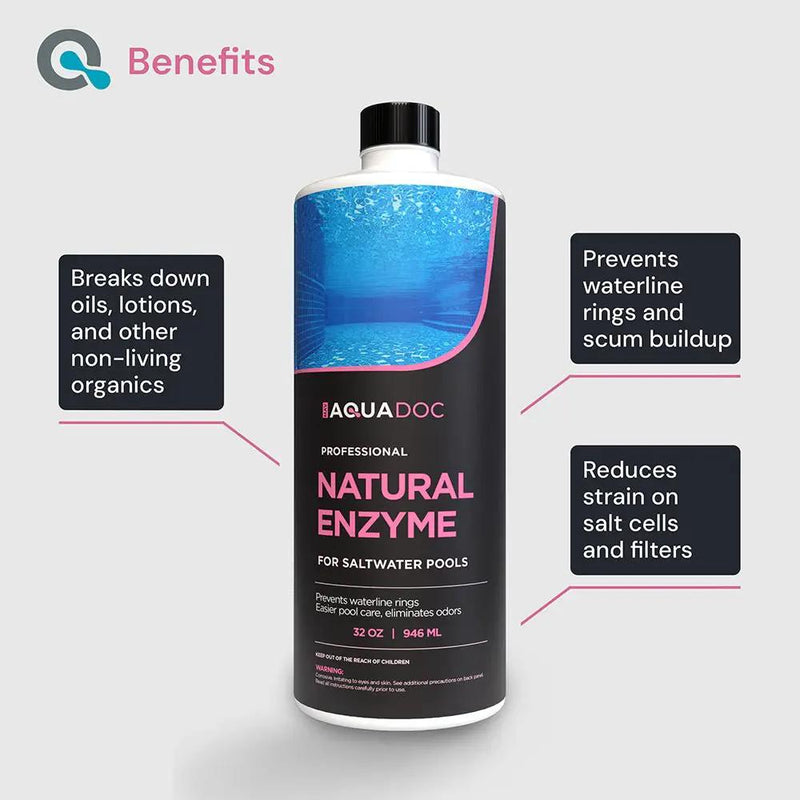 Pool Enzyme Treatment for Saltwater Pools by AquaDoc