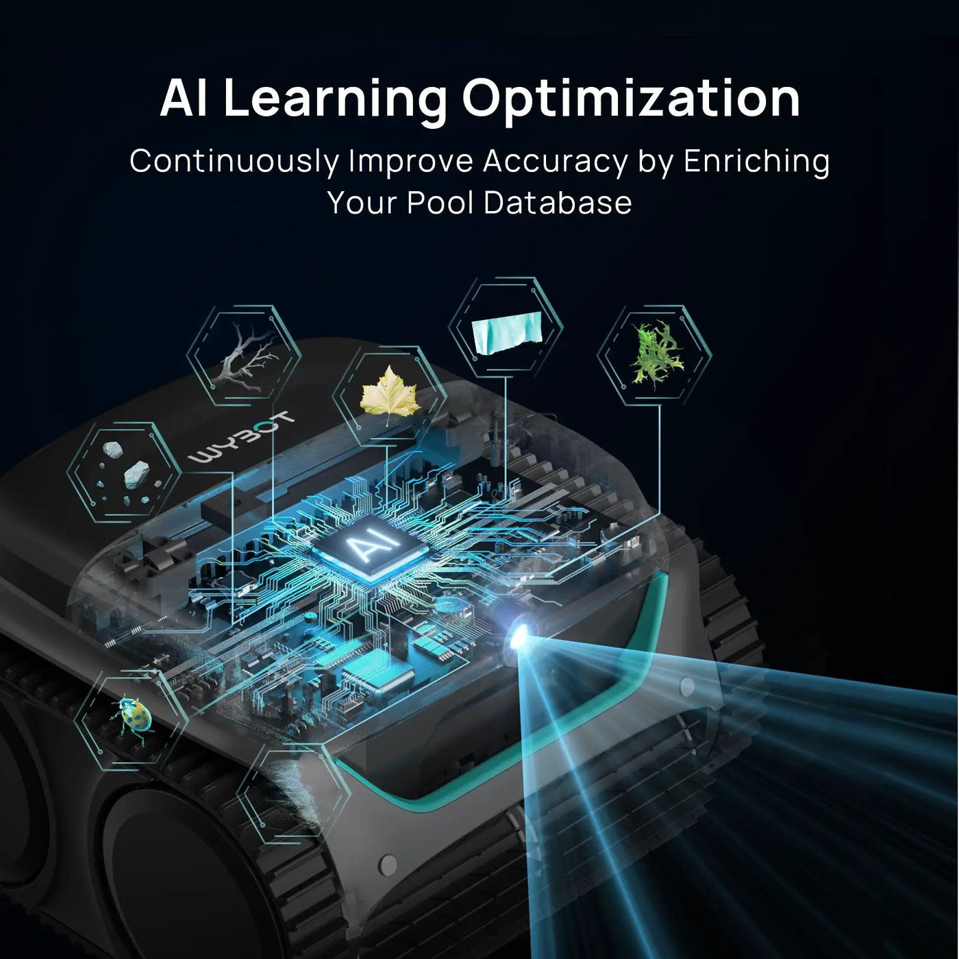 (2026 New) WYBOT C2 Vision Cordless Robotic Pool Cleaner by WYBOT