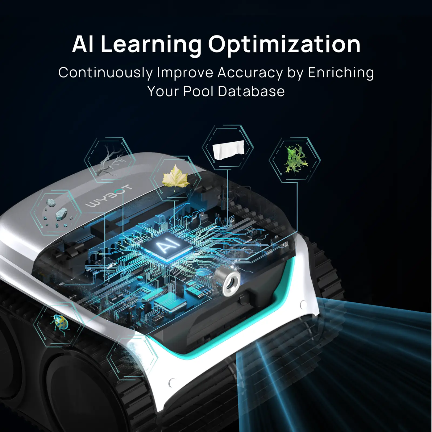 (2026 New) WYBOT C2 Vision Cordless Robotic Pool Cleaner by WYBOT