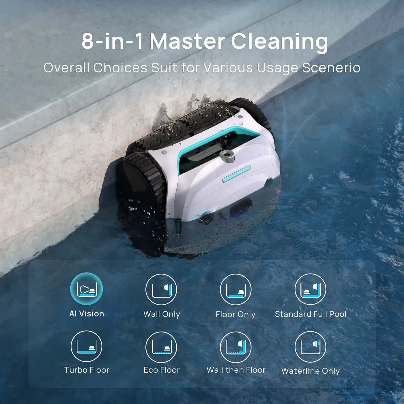 (2026 New) WYBOT C2 Vision Cordless Robotic Pool Cleaner by WYBOT
