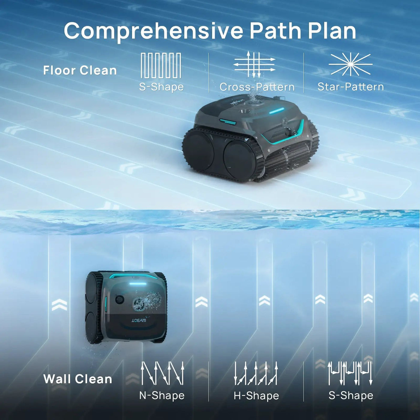 (2026 New) WYBOT C2 Vision Cordless Robotic Pool Cleaner by WYBOT