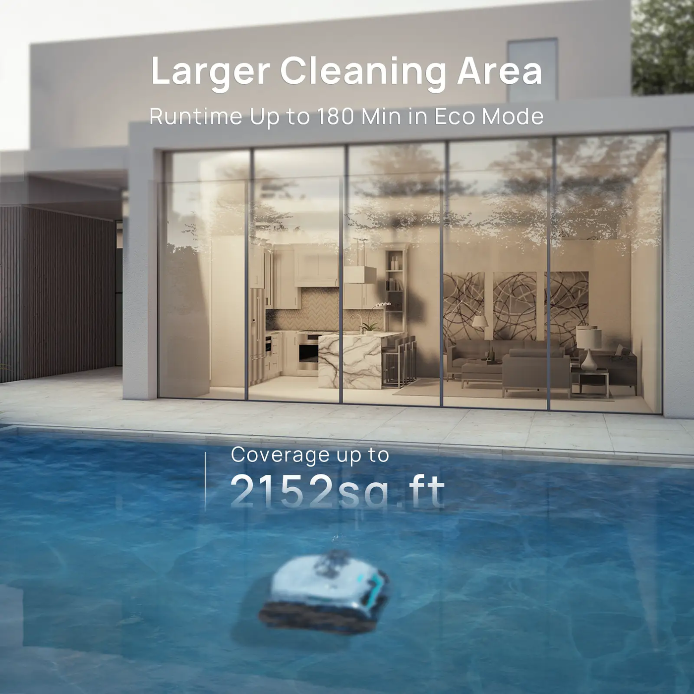 (2026 New) WYBOT C2 Vision Cordless Robotic Pool Cleaner by WYBOT
