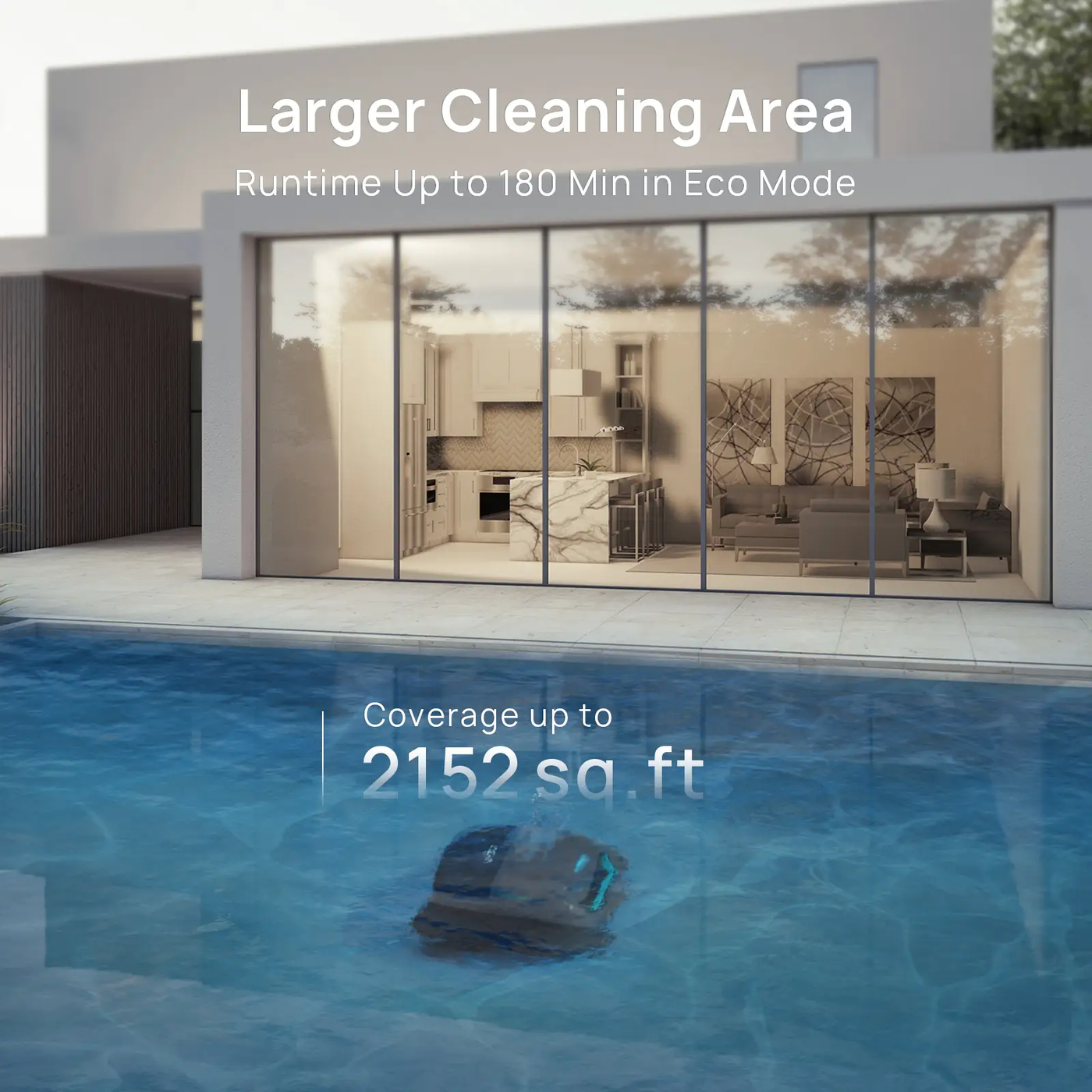 (2026 New) WYBOT C2 Vision Cordless Robotic Pool Cleaner by WYBOT