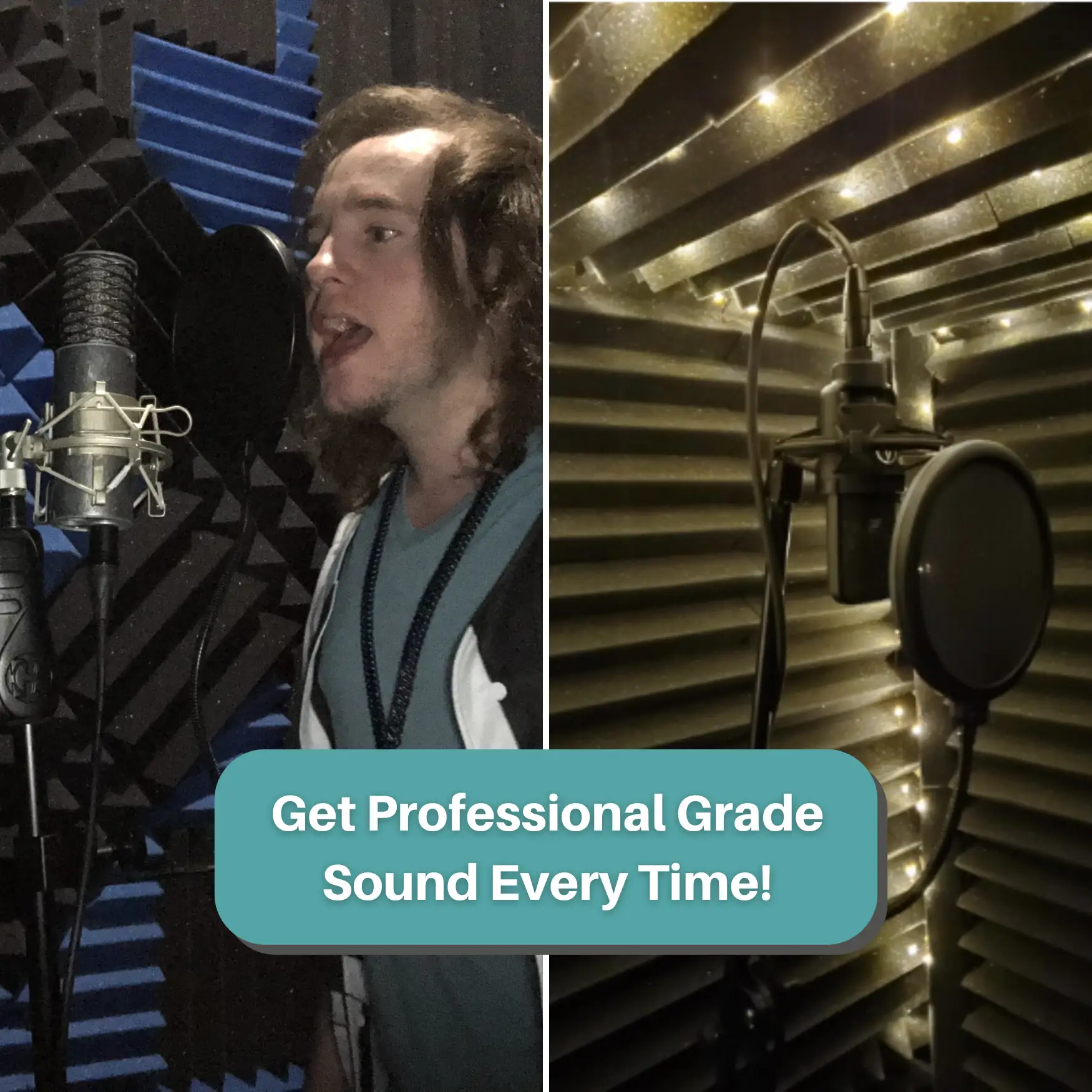 Pop Filter for Microphone | Reduce Plosives & Improve Clarity by SoundAssured