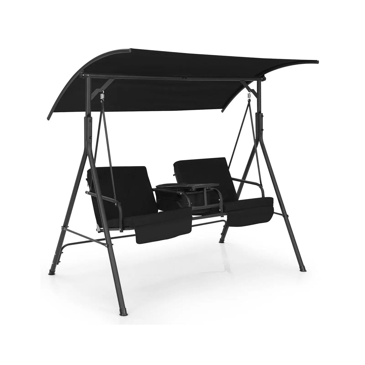 Porch Swing Chair with Adjustable Canopy by DirectDeals